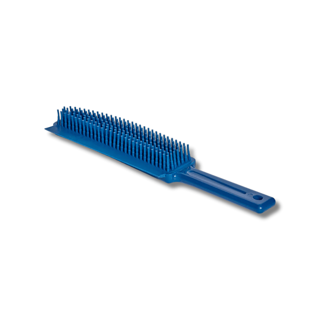 A bottle of Hi - Tech Pet Hair Removal Brush on a white background.