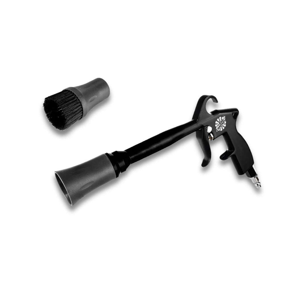 A bottle of The Rag Company Ultra Air Blaster V2 on a white background.