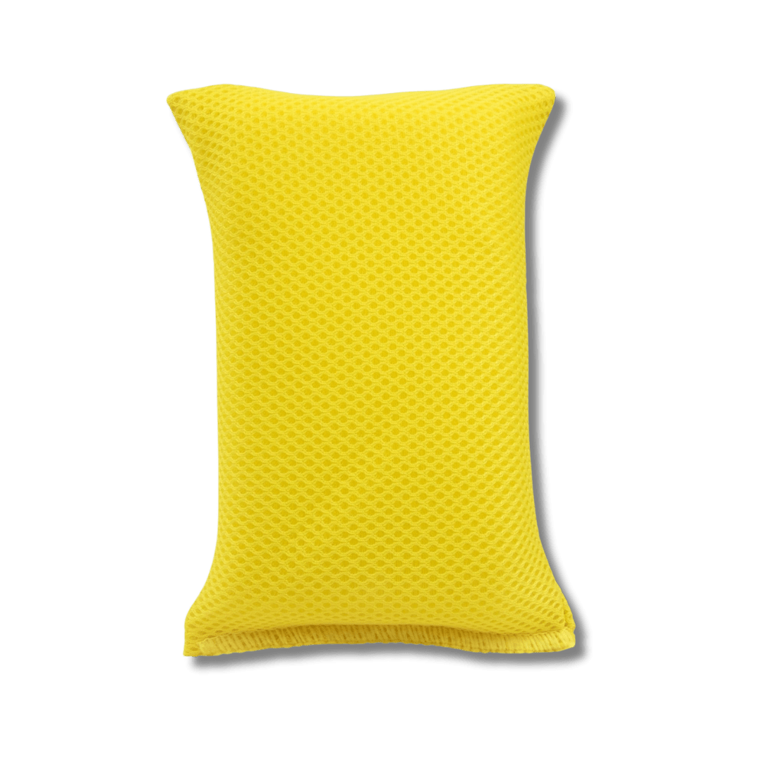 A bottle of Hi - Tech Mesh Bug Sponge on a white background.