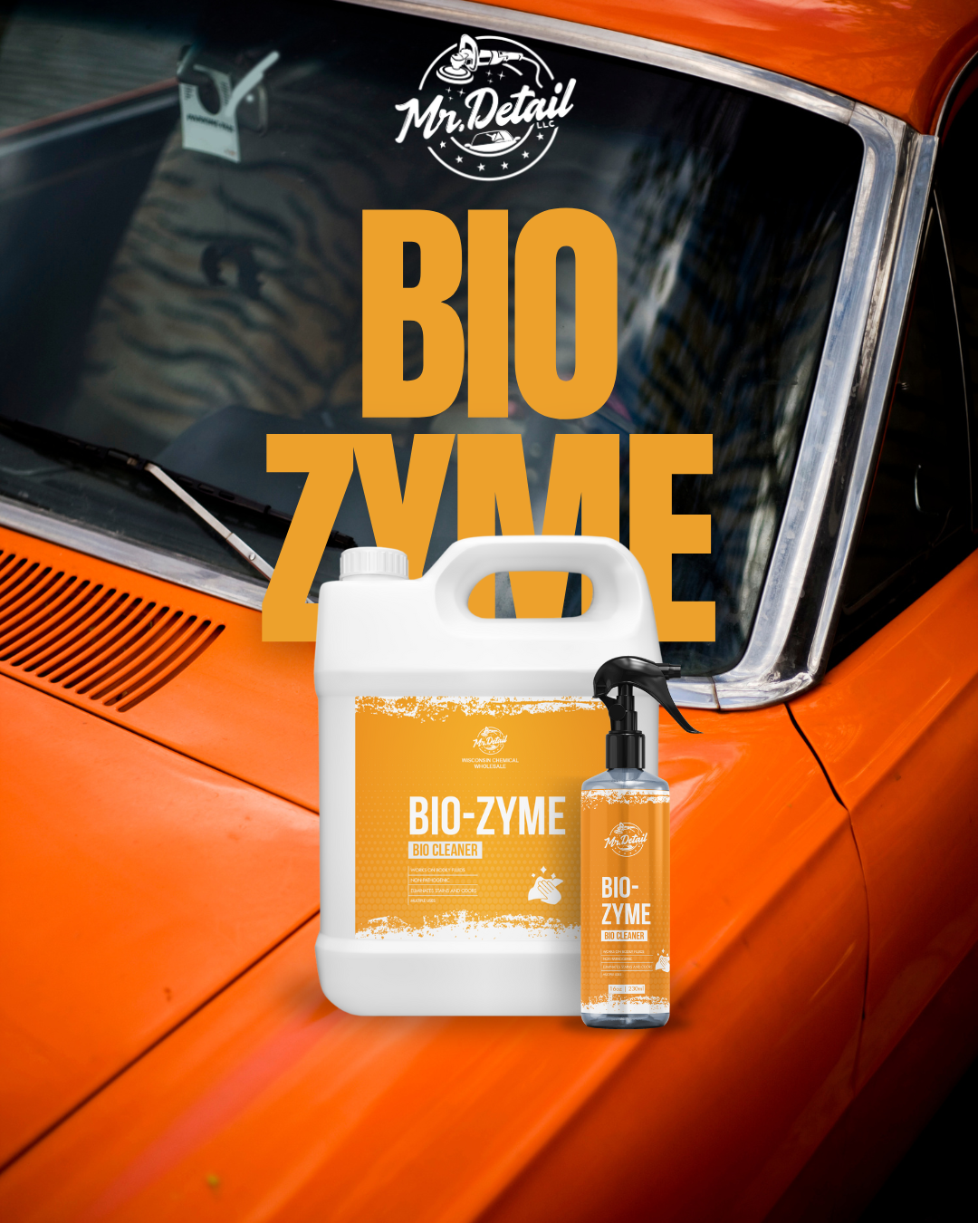 Mr Detail Bio-Zyme Enzymatic Cleaner and Odor | Wholesale | WCW