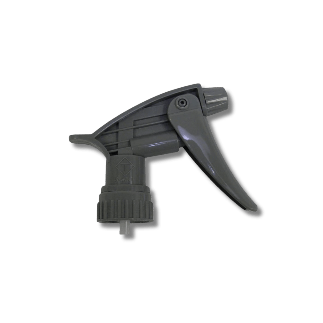 A bottle of Hi - Tech Spray Trigger - Gray on a white background.