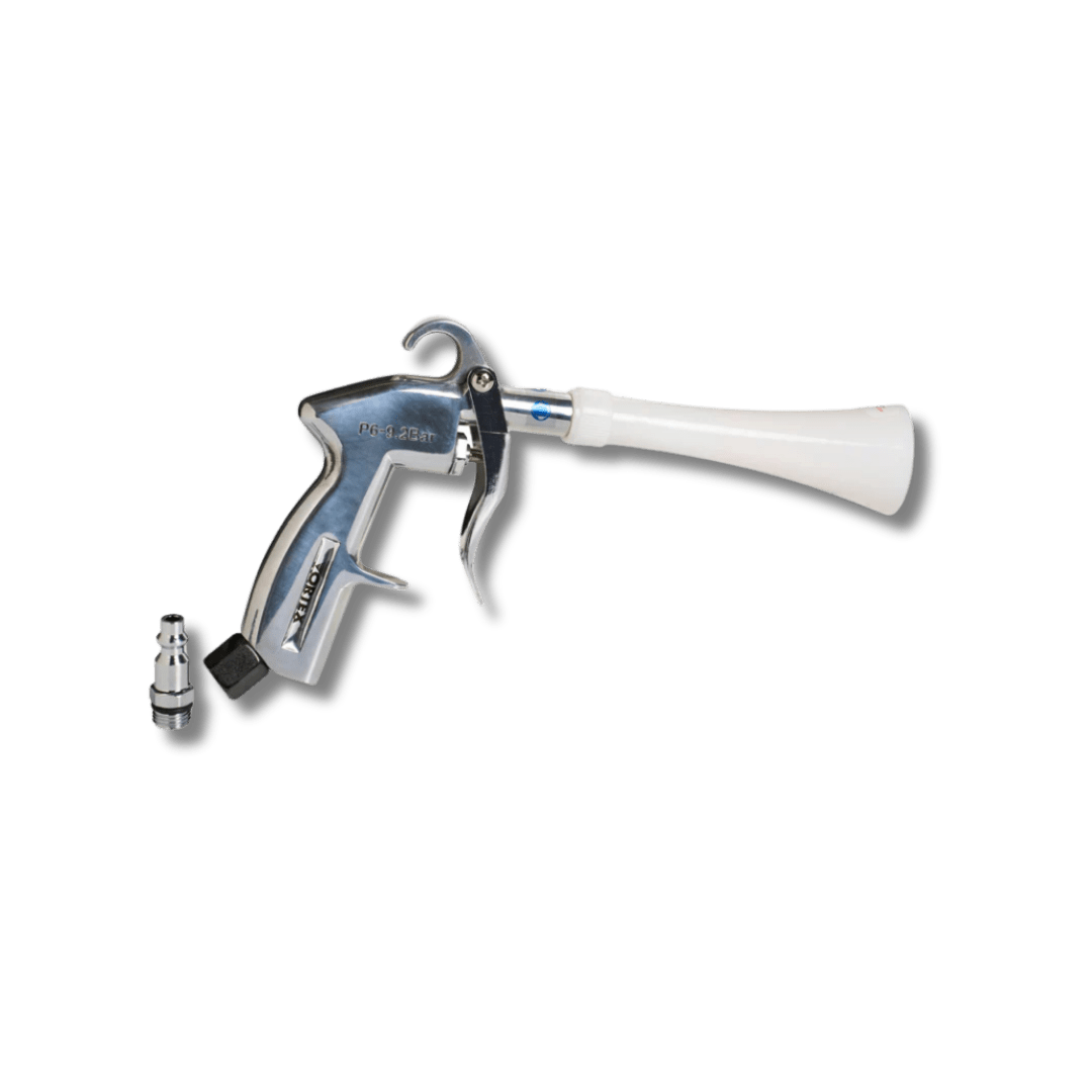 A bottle of Hi - Tech Tornador Air Blow Gun on a white background.