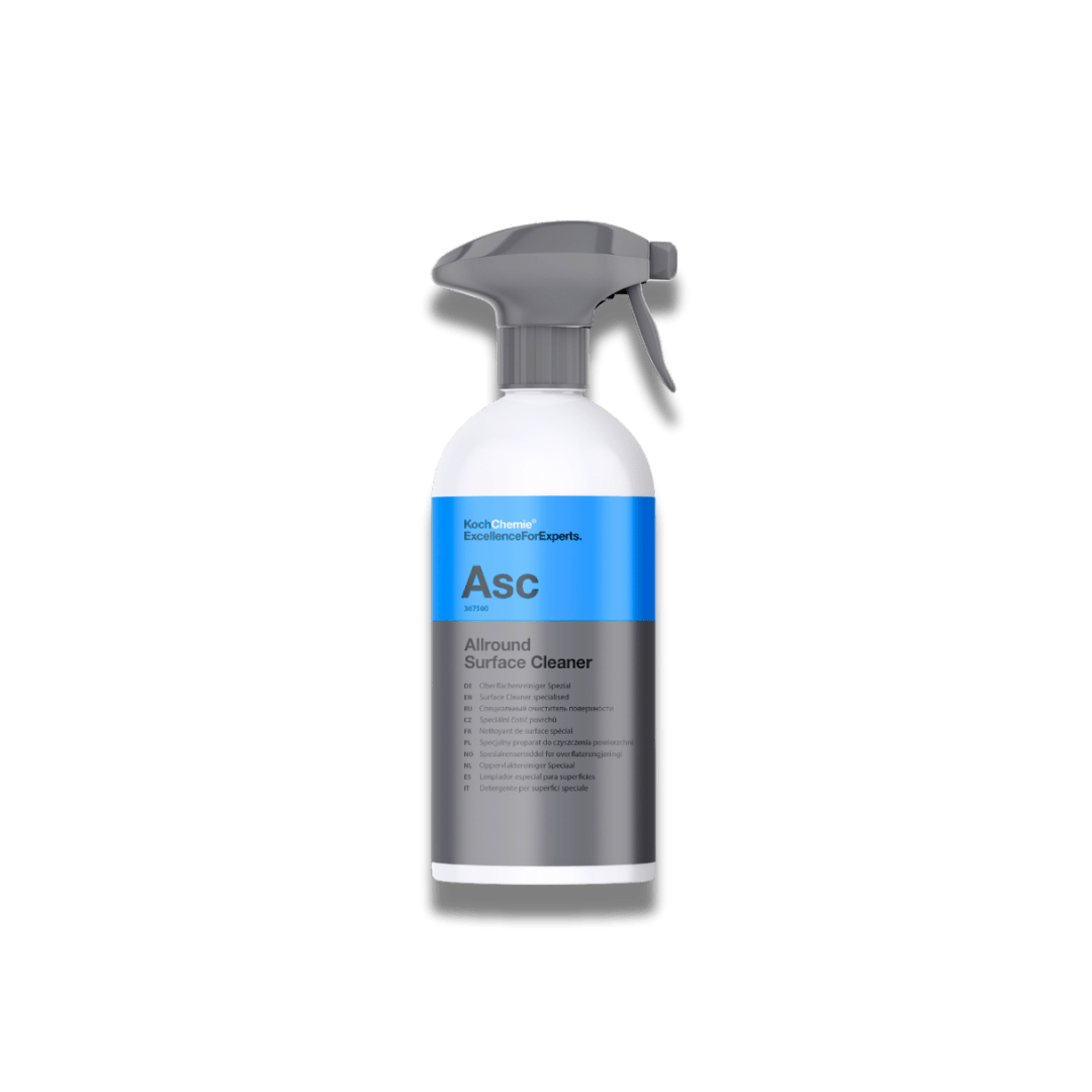 A bottle of Koch Chemie Asc | Allround Surface Cleaner on a white background.