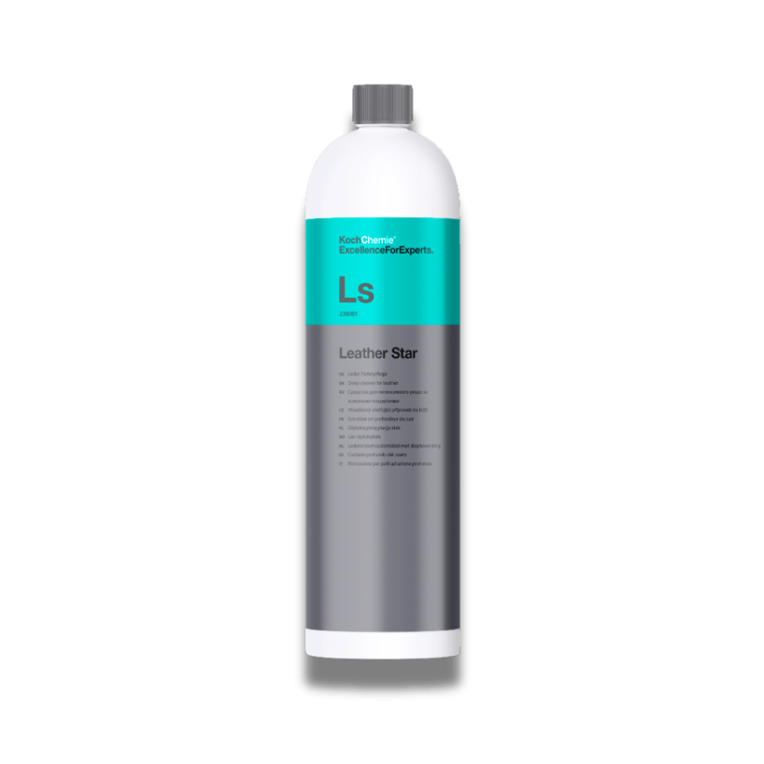 A bottle of Koch Chemie Ls | Leather Star on a white background.
