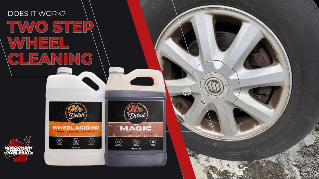 Two-Step Wheel Cleaning Method