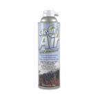 A bottle of Hi - Tech Clean Air Odor Eliminator on a white background.