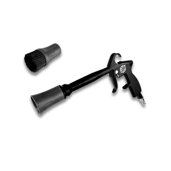 A bottle of The Rag Company Ultra Air Blaster V2 on a white background.