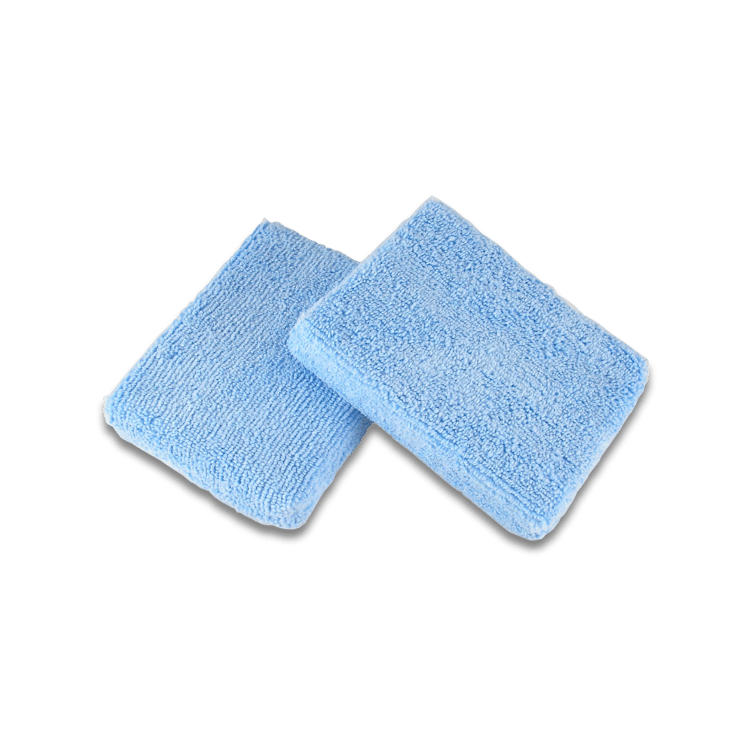 A bottle of Hi - Tech Microfiber Wax Applicator on a white background.