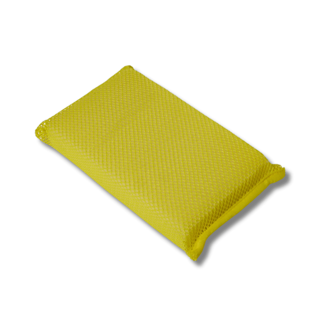 A bottle of Hi - Tech Mesh Bug Sponge on a white background.