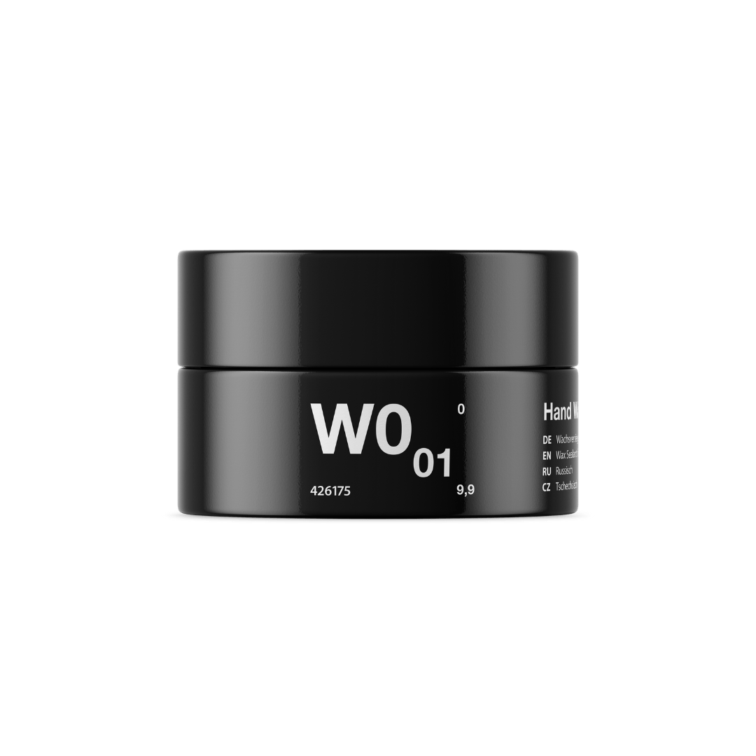 A bottle of Koch Chemie W0.01 | Hand Wax on a white background.