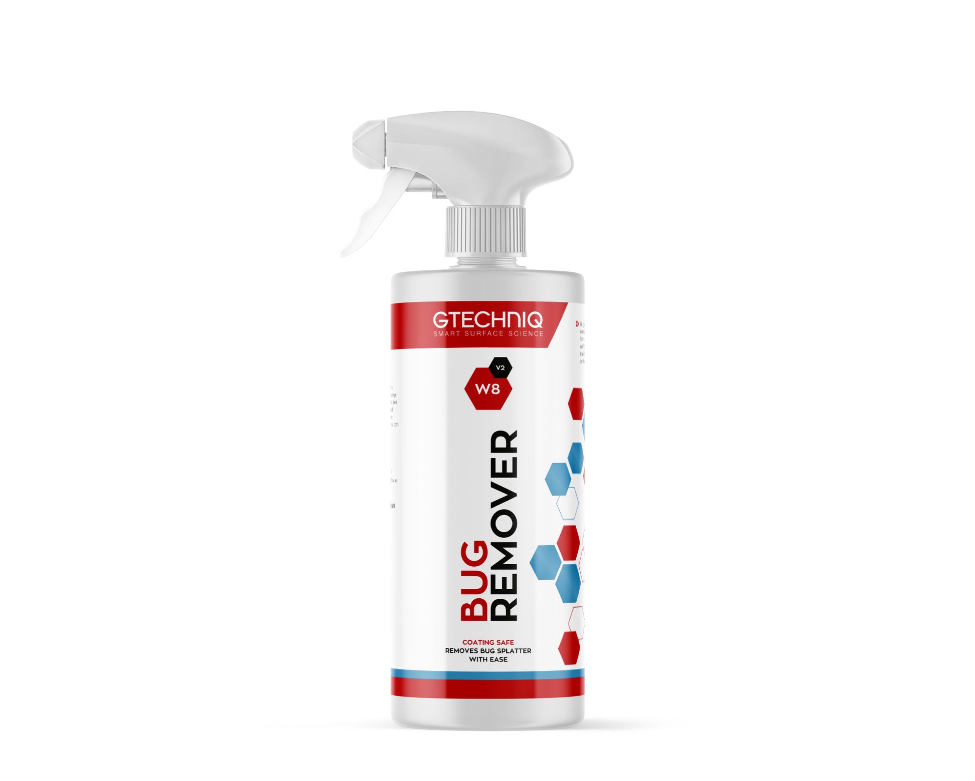 A bottle of GTechniq GTECHNIQ | W8 BUG REMOVER on a white background.