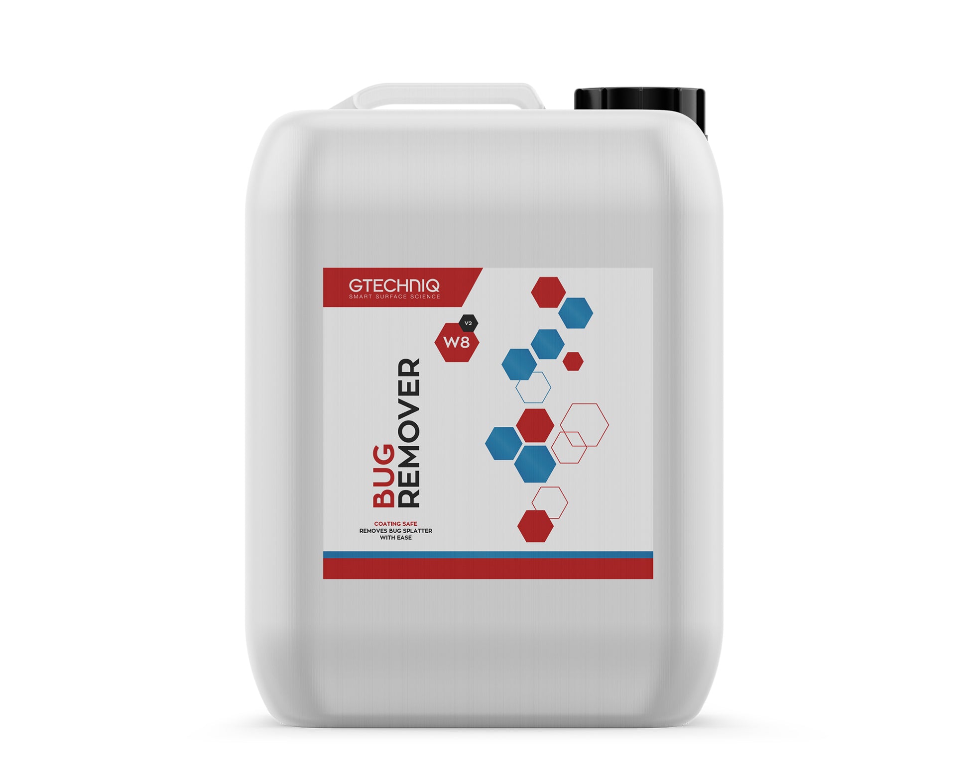 A bottle of GTechniq GTECHNIQ | W8 BUG REMOVER on a white background.