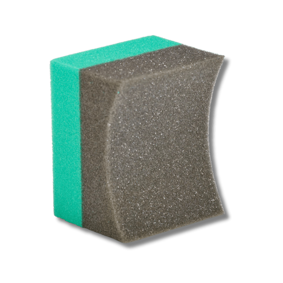 A bottle of Hi - Tech Tire Dressing Applicator on a white background.