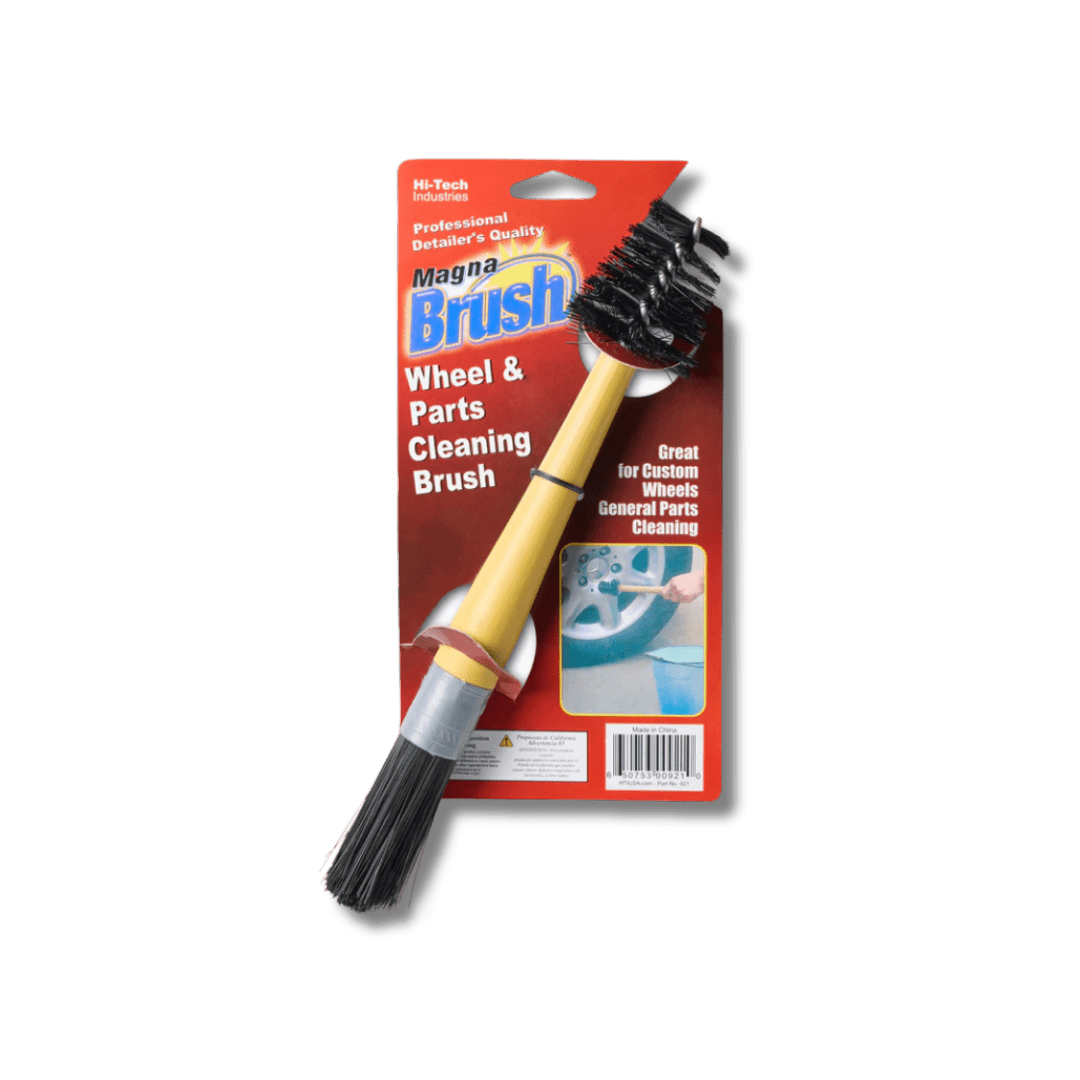 A bottle of Hi - Tech Dual Ended Brush on a white background.