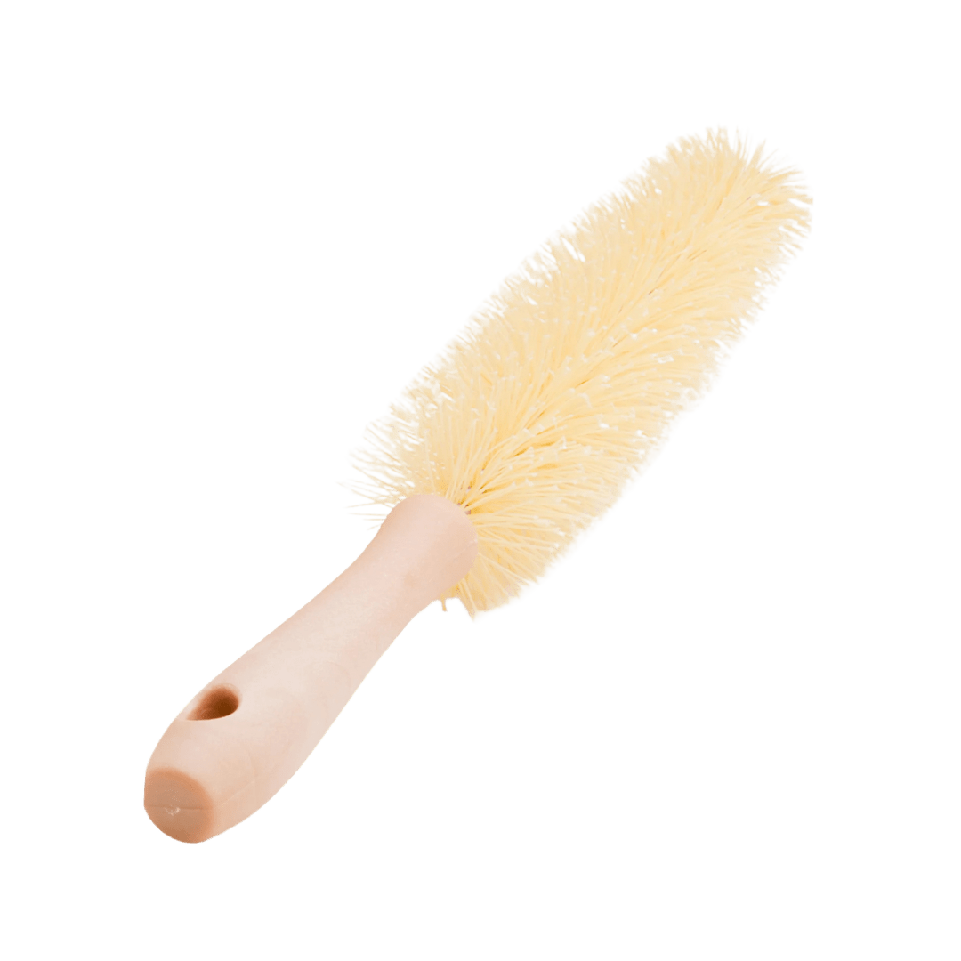 A bottle of Hi - Tech 11" Spoke Wheel Brush on a white background.