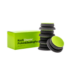 A bottle of Koch Chemie Polish & Sealing Pad on a white background.