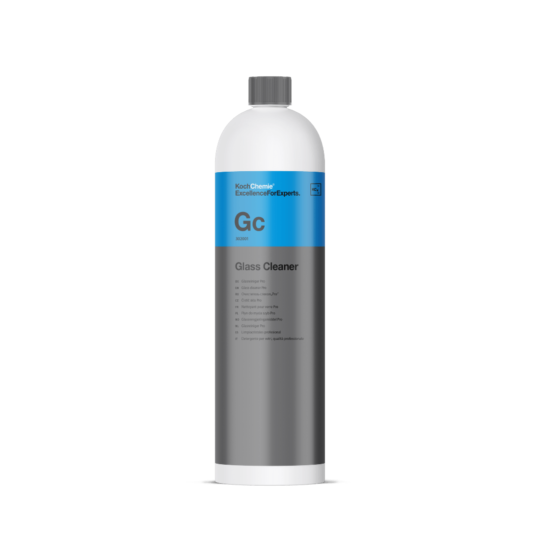 A bottle of Koch Chemie Gc | Glass Cleaner on a white background.