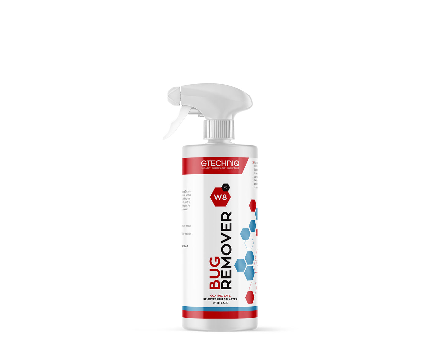 A bottle of GTechniq GTECHNIQ | W8 BUG REMOVER on a white background.