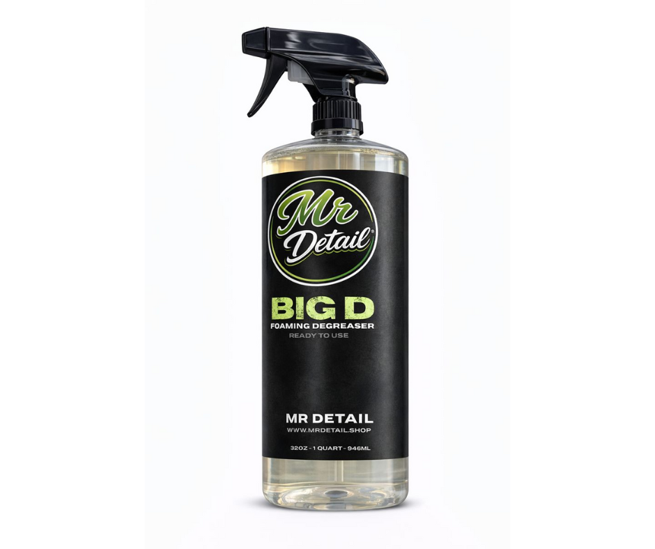16oz bottle of Mr Detail Big D Strong fast acting automotive Foaming Degreaser 