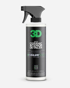 A bottle of 3D 3D | GLW SERIES | SiO2 CERAMIC INTERIOR DETAILER on a white background.