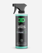 A bottle of 3D 3D | GLW SERIES | Si02 CERAMIC DETAILER on a white background.