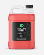 A bottle of 3D 3D | GLW SERIES | WHEEL & TIRE CLEANER on a white background.