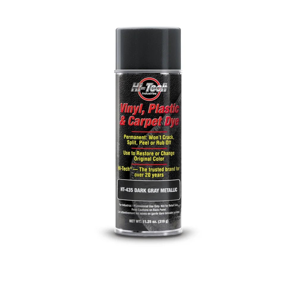 A bottle of Hi - Tech Vinyl, Plastic, and Carpet Dye on a white background.