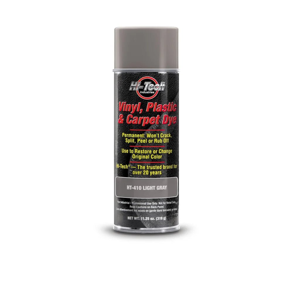 A bottle of Hi - Tech Vinyl, Plastic, and Carpet Dye on a white background.