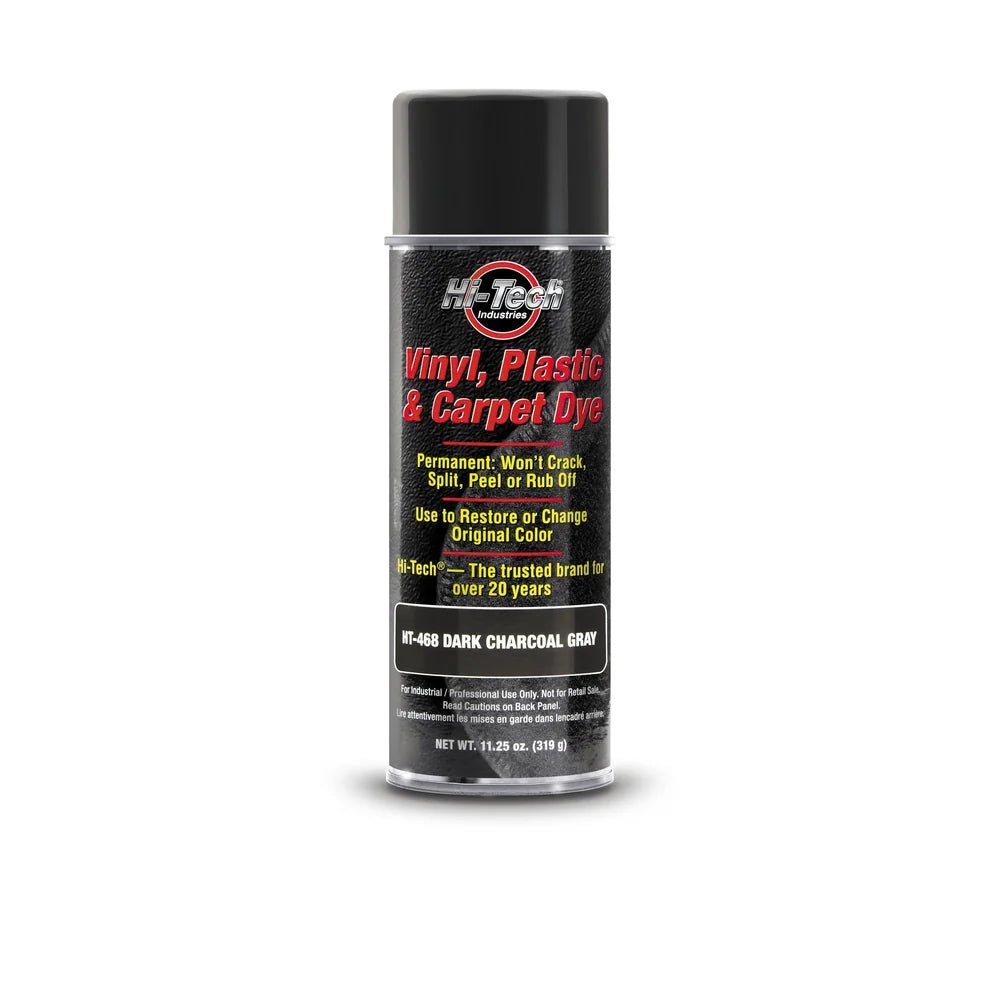 A bottle of Hi - Tech Vinyl, Plastic, and Carpet Dye on a white background.