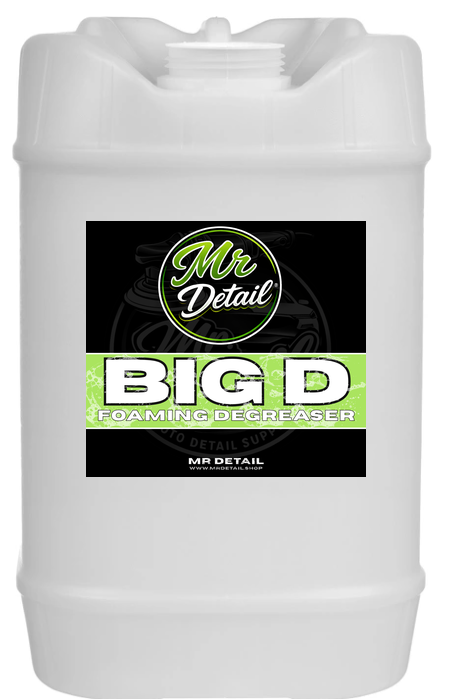  5 gallon of Mr Detail Big D Strong fast acting automotive Foaming Degreaser 