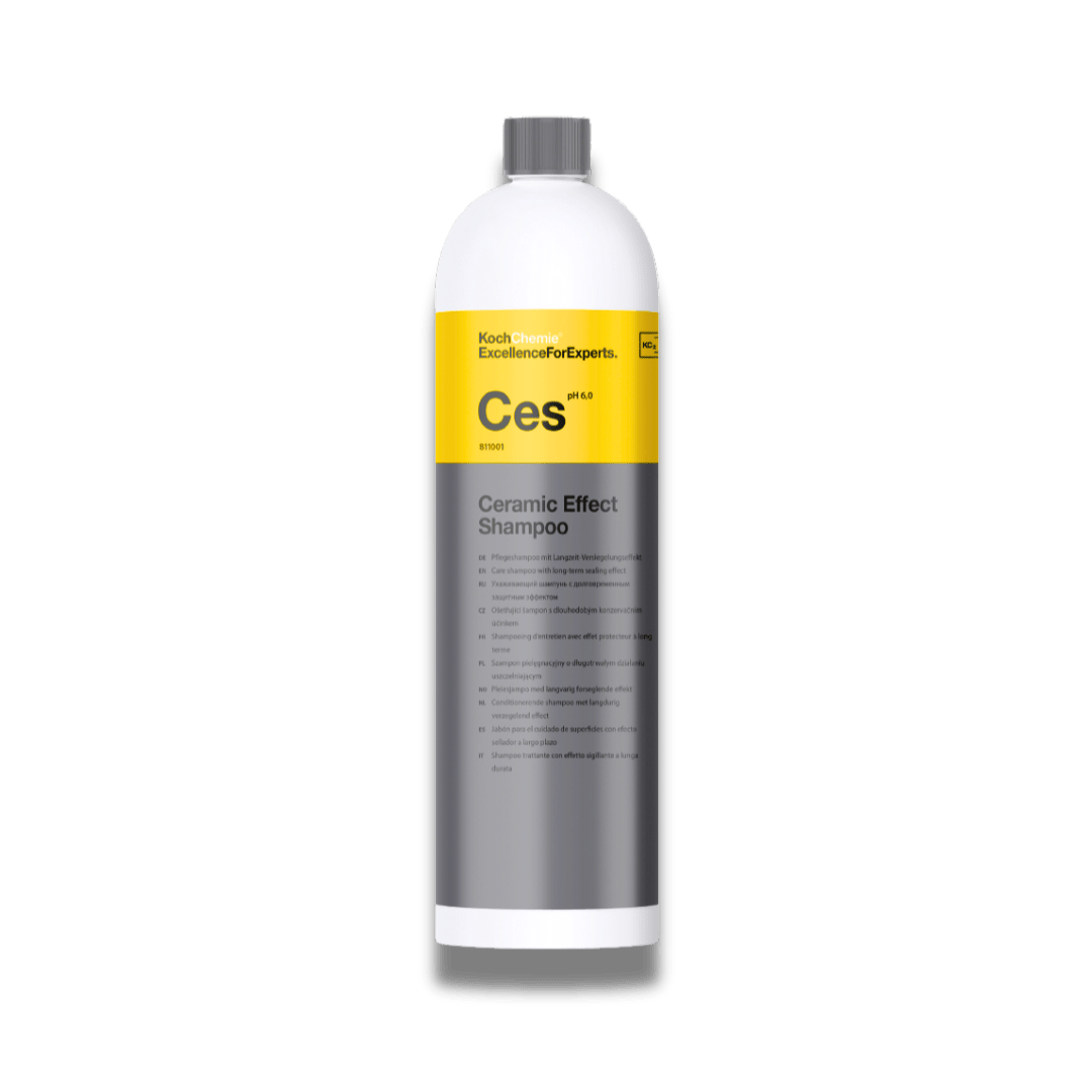 A bottle of Koch Chemie Ces | Ceramic Effect Shampoo on a white background.