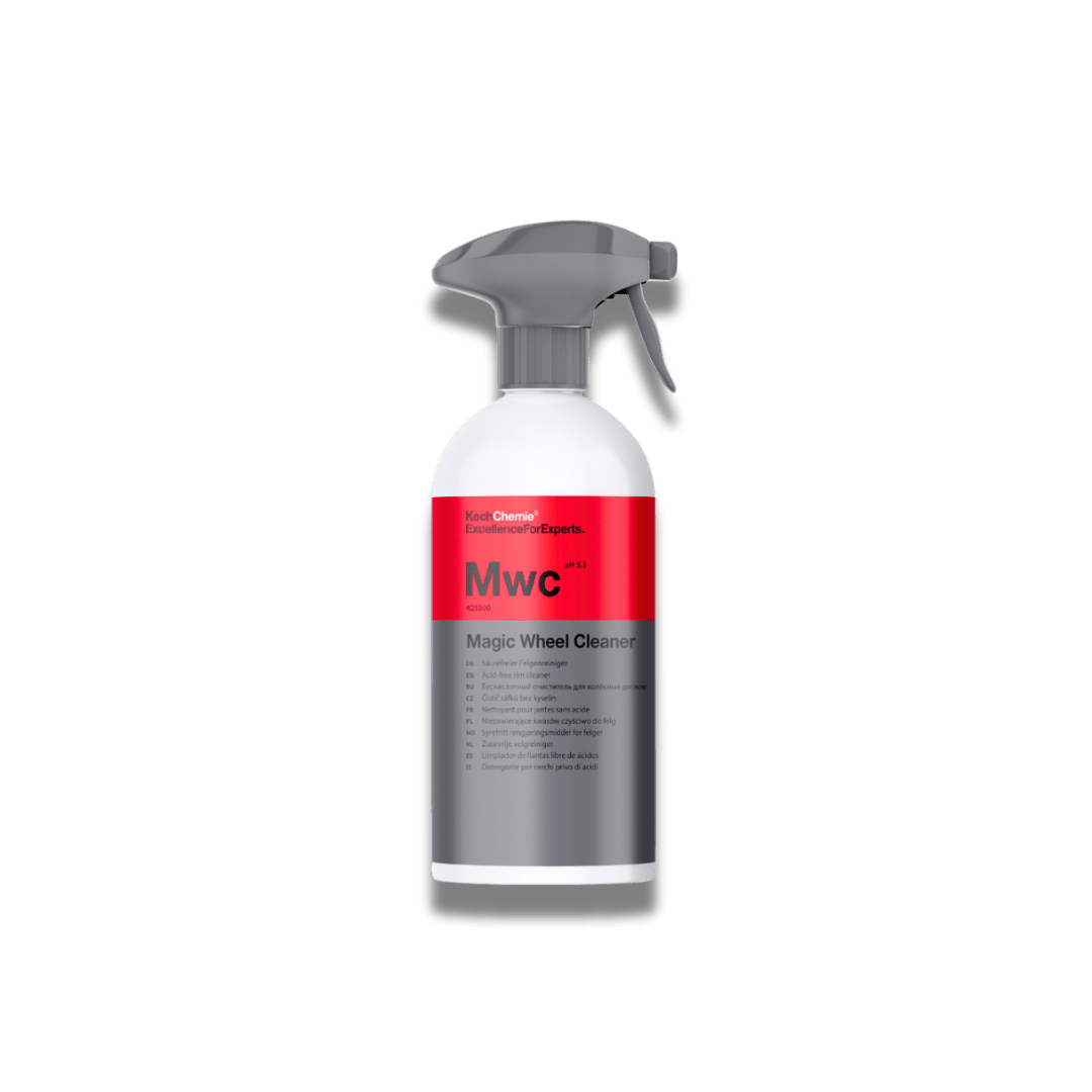 A bottle of Koch Chemie Mwc | Magic Wheel Cleaner on a white background.