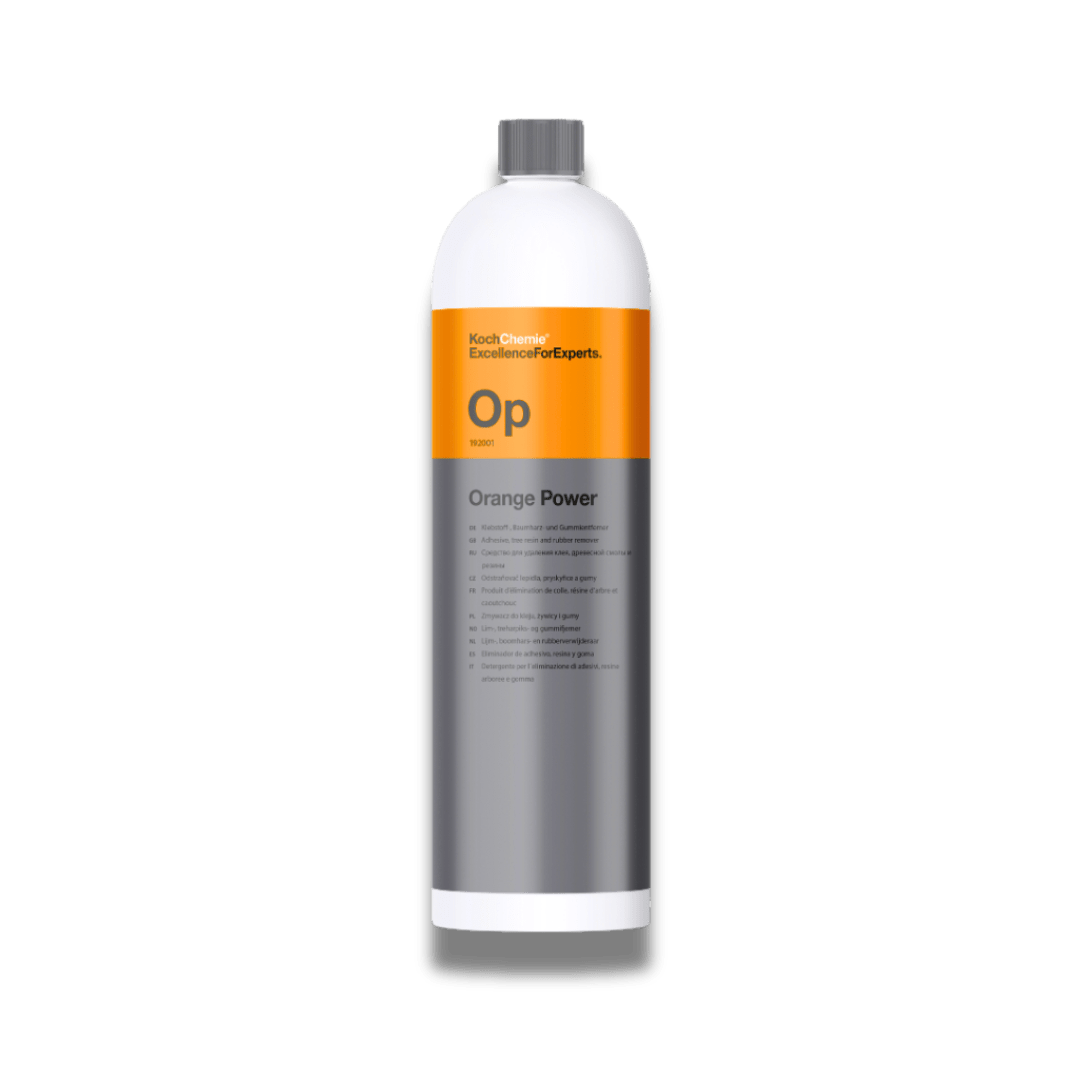 A bottle of Koch Chemie Op | Orange Power on a white background.