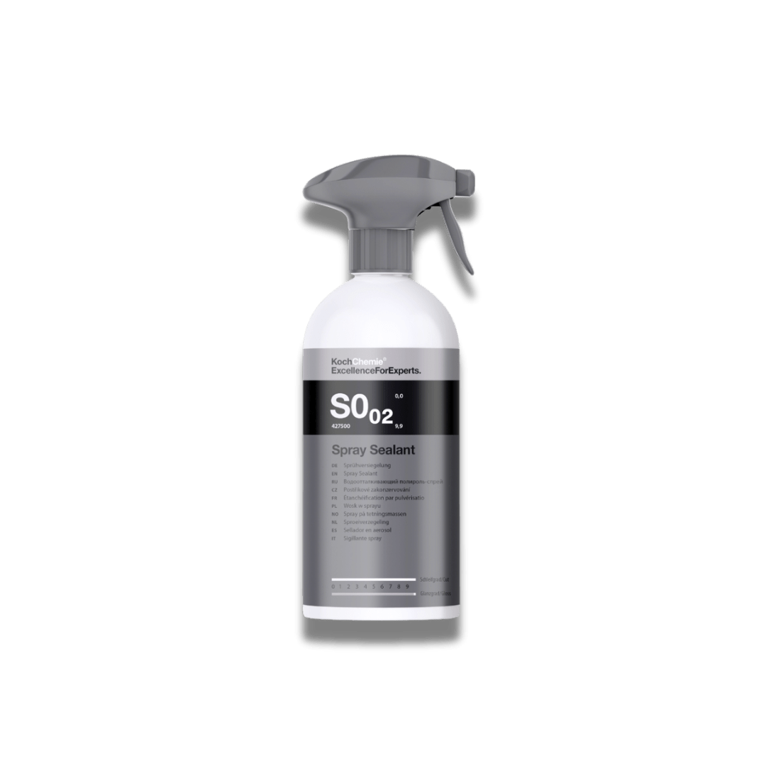 A bottle of Koch Chemie S0.02 | Spray Sealant on a white background.