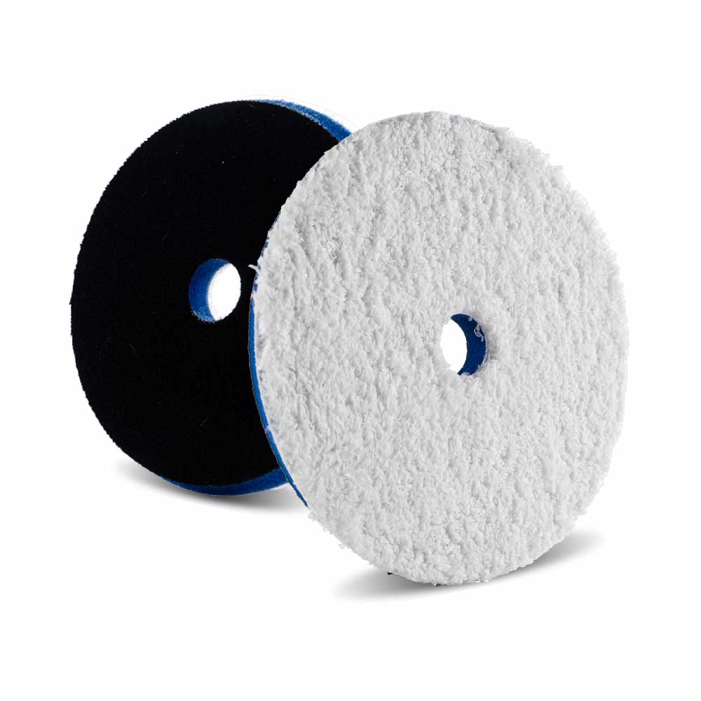 A bottle of Lake Country HDO Microfiber Pads on a white background.