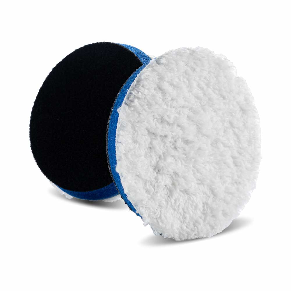 A bottle of Lake Country HDO Microfiber Pads on a white background.
