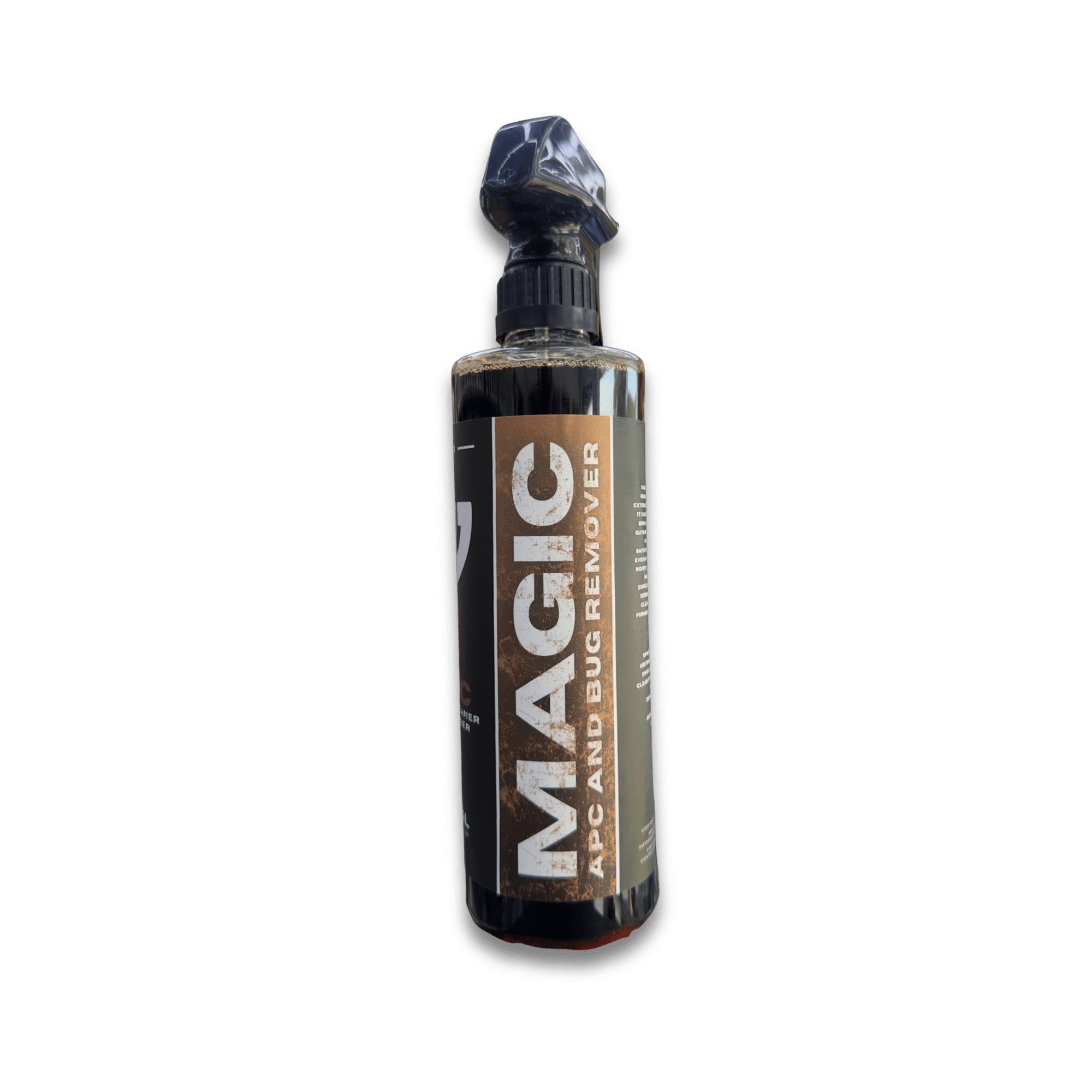A bottle of Mr Detail MAGIC on a white background.