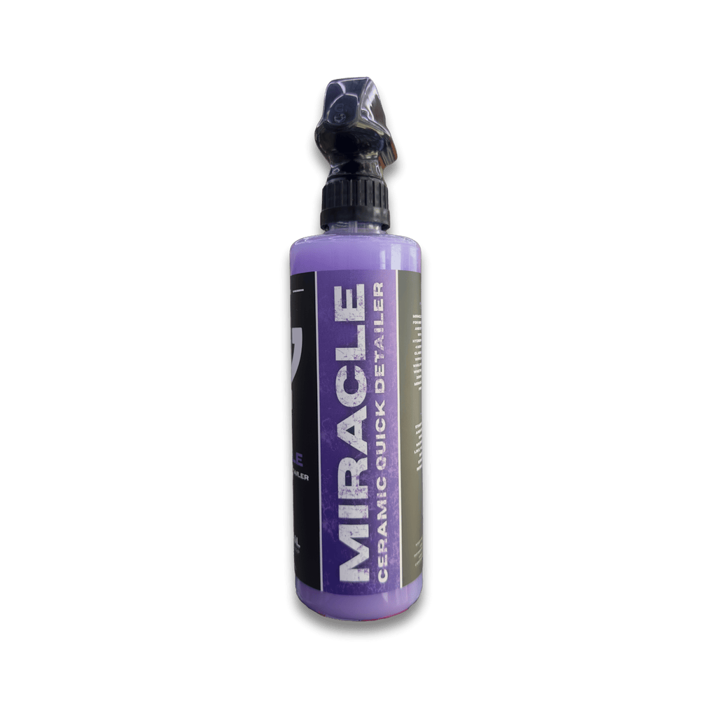 A bottle of Mr Detail MIRACLE on a white background.
