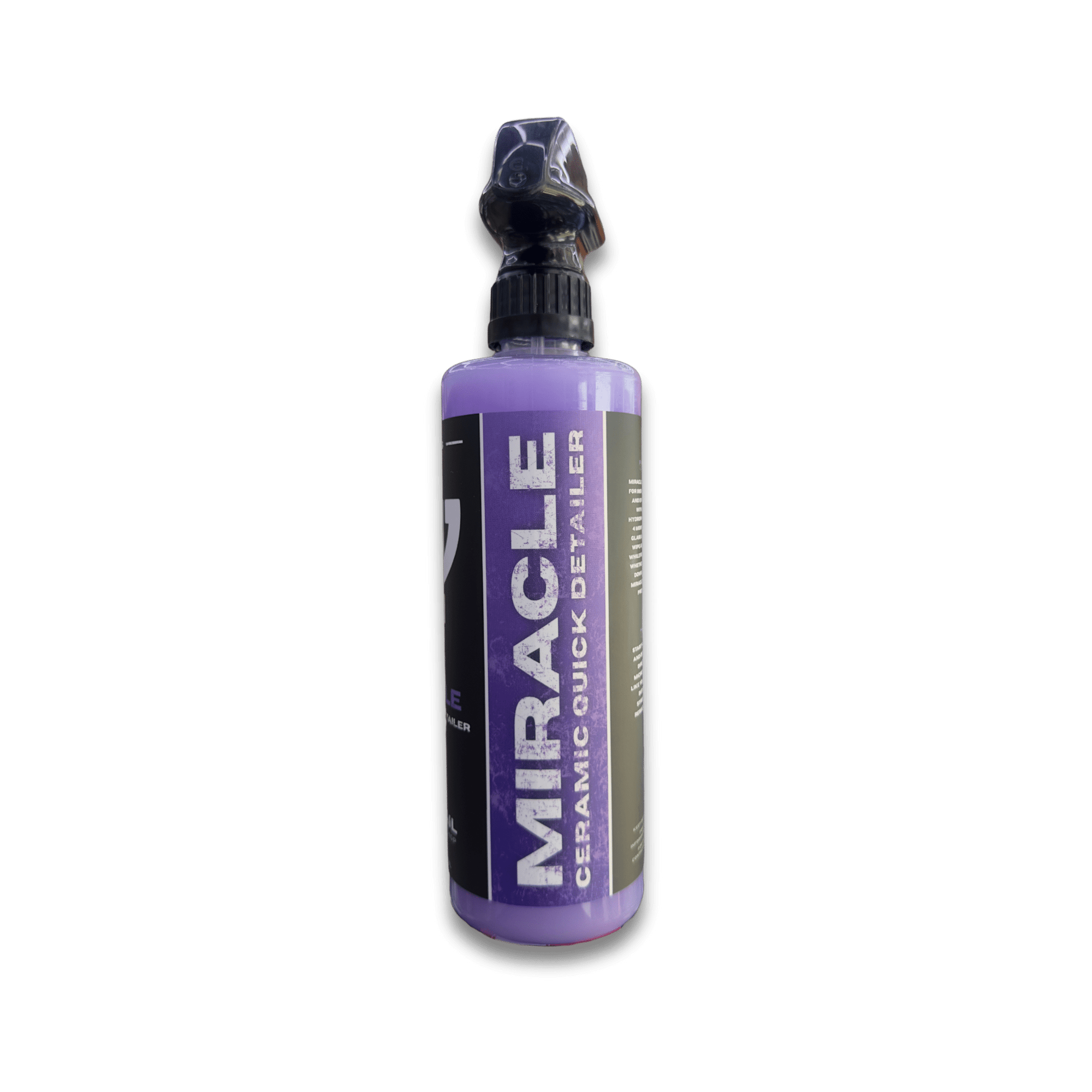 A bottle of Mr Detail MIRACLE on a white background.