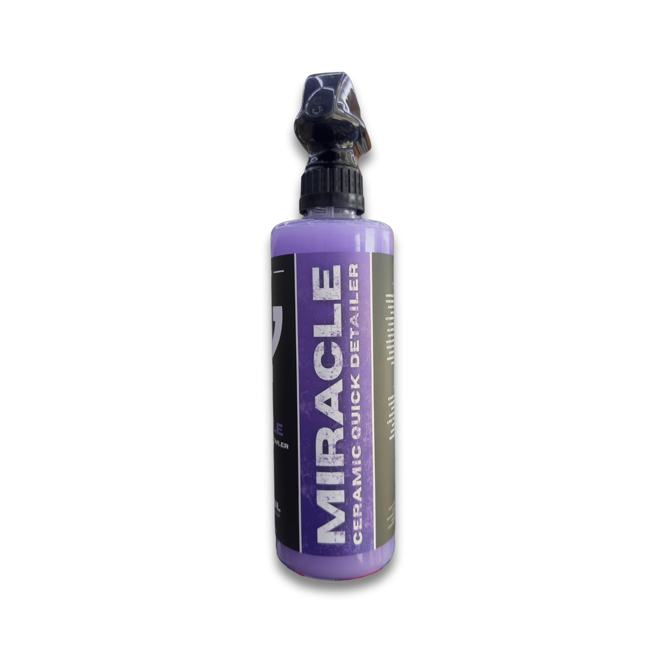 A bottle of Mr Detail MIRACLE on a white background.