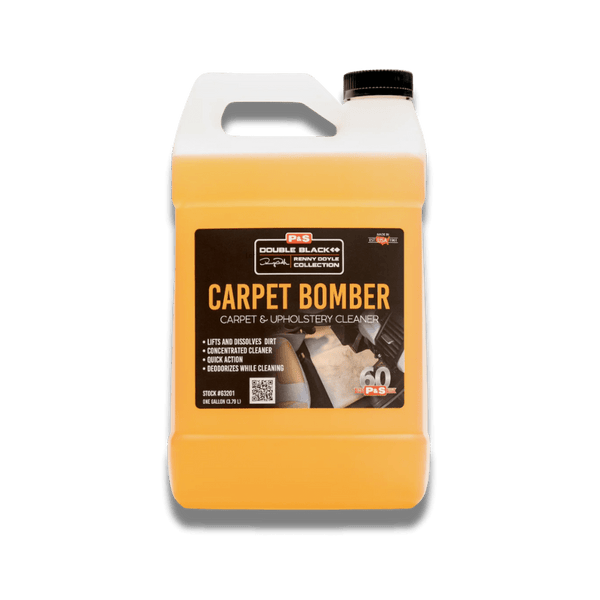 A bottle of P&S Carpet Bomber on a white background.