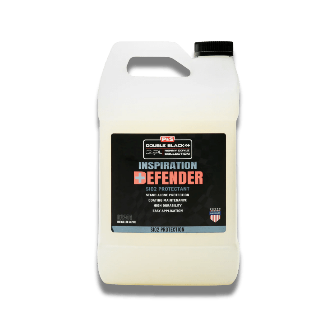A bottle of P&S Inspiration Defender on a white background.