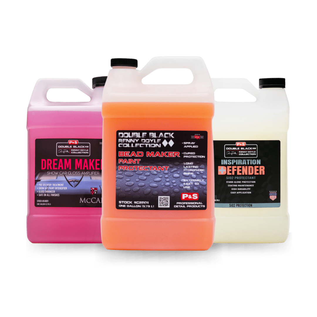 A bottle of P&S P&S Paint Protection Bundle on a white background.