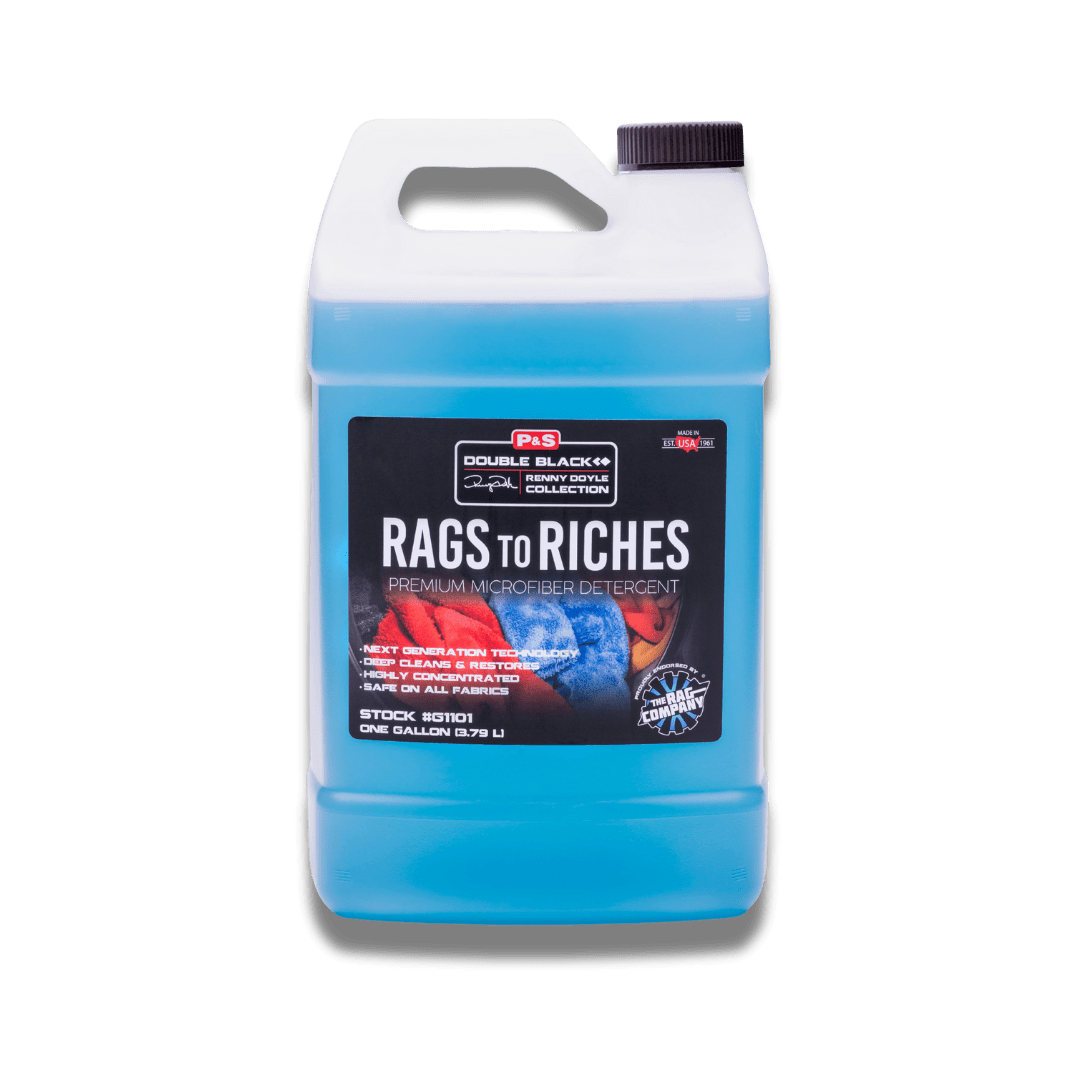 A bottle of P&S Rags To Riches on a white background.