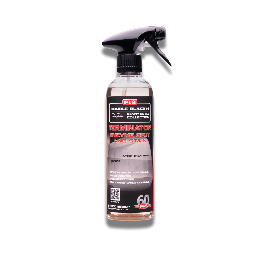 A bottle of P&S Terminator on a white background.