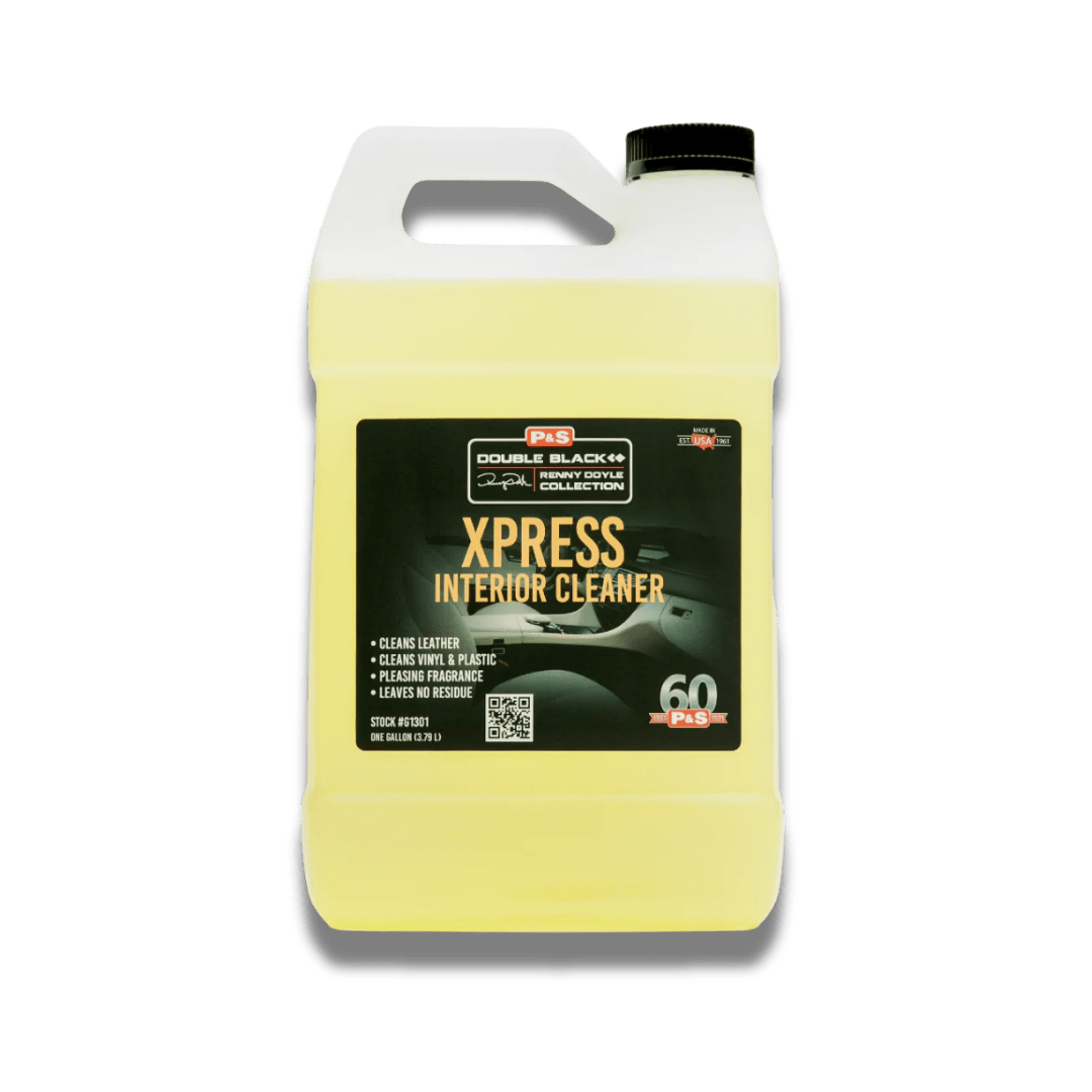A bottle of P&S Xpress Interior Cleaner on a white background.