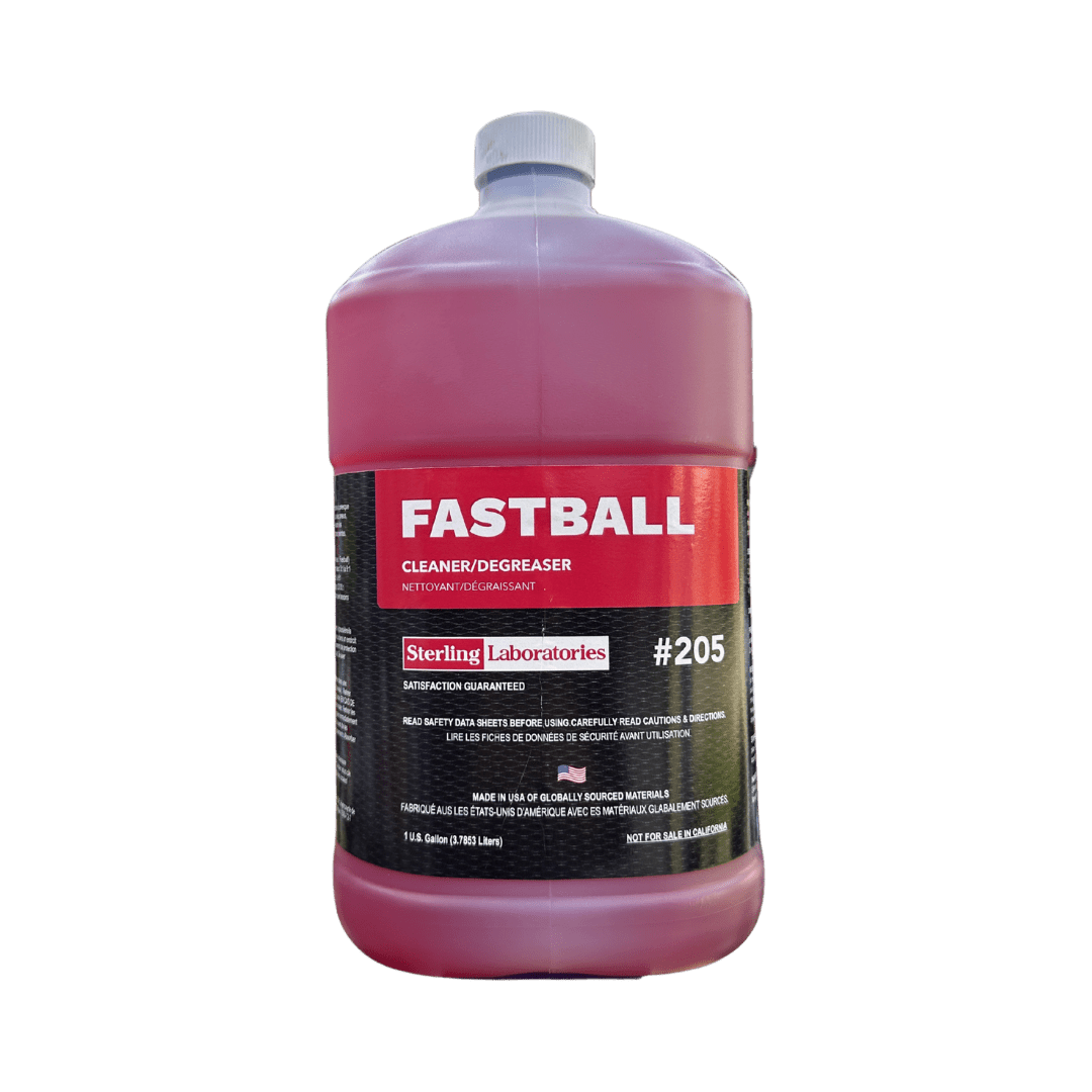 A bottle of Sterling Fastball on a white background.