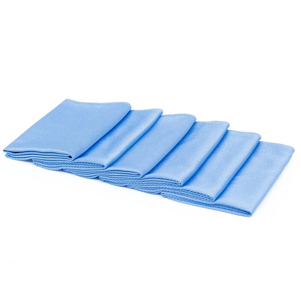 A bottle of The Rag Company Diamond Glass & Window Towel (6 Pack) on a white background.